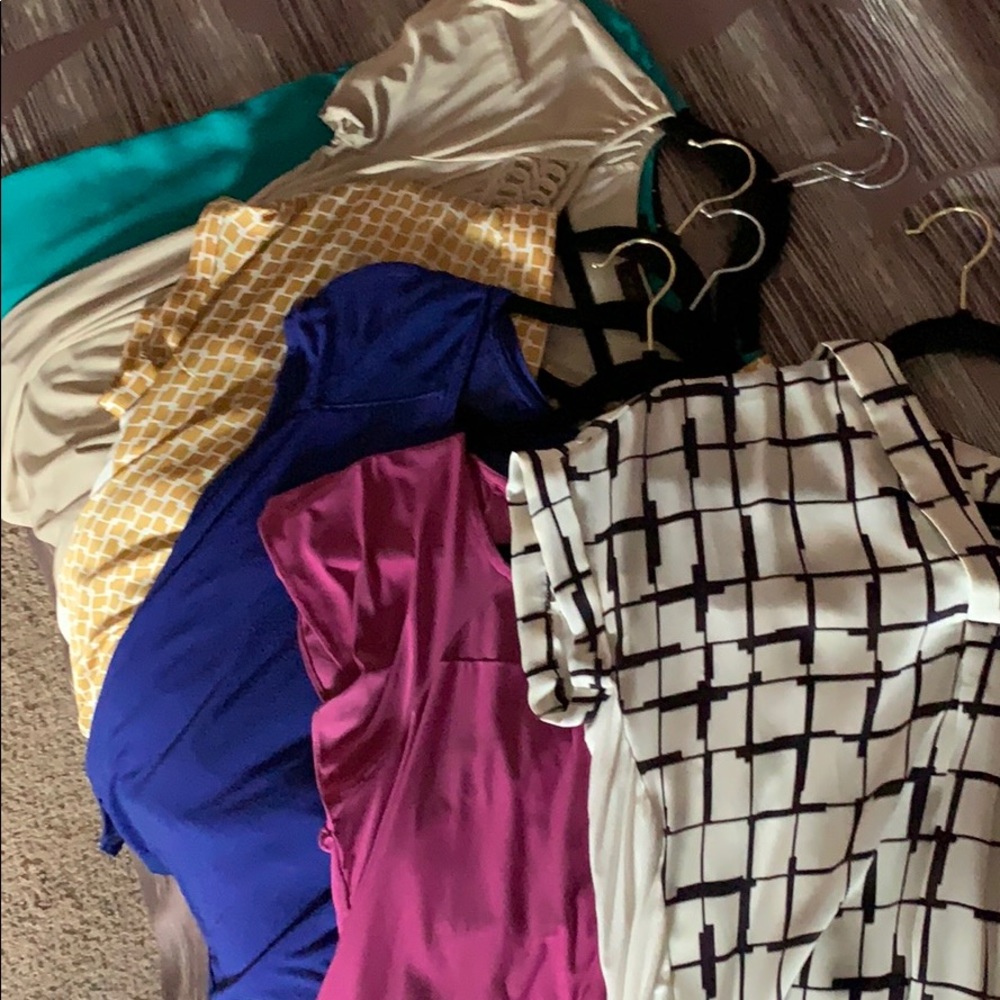 Bundle/lot of seven great work shirts!